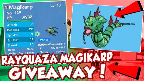 rayquaza magikarp.